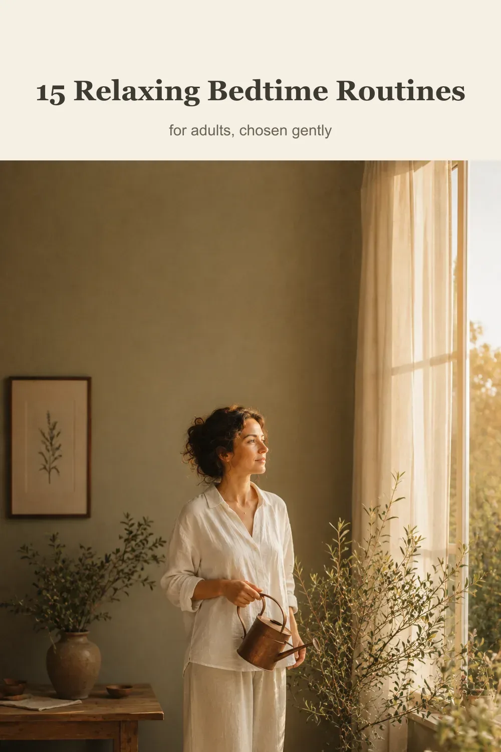 15 relaxing bedtime routines for adults