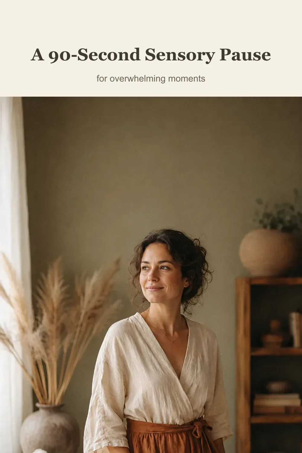 A 90-second sensory pause for overwhelming moments